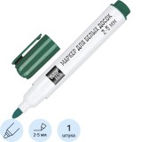 Маркер для сухостираемых досок ВЫБОР ЕСТЬ, 5мм, зеленый, круглый наконечник (257245)