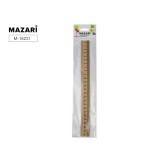 Линейка деревянная MAZARI, 25см. ОПП- упаковка (M-16231)