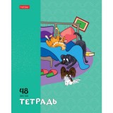 Тетрадь А5 48л. клетка, ХАТБЕР 