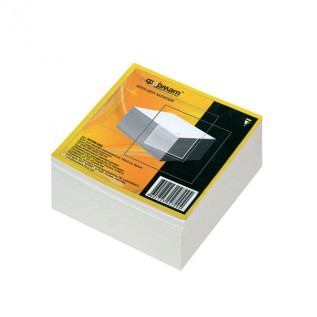 Блок белой бумаги для заметок inФОРМАТ, 90х90х50мм, 80гр., куб, не проклеенный (NPNW-995) (061192)