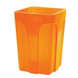 Стакан для канцтоваров inФОРМАТ, пластиковый, оранжевый (5/40) (PH01-O) (021684)