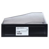 Лоток вертикальный CALLIGRATA, 1 отделение, сетка металл, чёрный (548720)