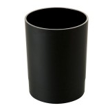 Стакан для канцтоваров СТАММ, пластиковый, черый (СН11) (071957)