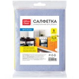 Салфетки для уборки OFFICECLEAN, универсальные, вискозные, 30х38см (5шт/уп) (252718/ГР) (252718)