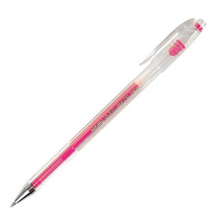 Ручка гелевая CROWN, 0,7мм, розовая (HJR-500/р) (011351)