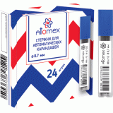 Стержни для механического карандаша ATTOMEX 0,7 мм HB (12 шт.) (12/144) (5011700)