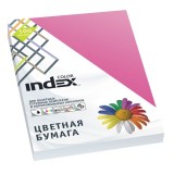 Бумага INDEX COLOR A4 100л/пач 80 гр, ярко-розовый (IC22/100) (A29517)