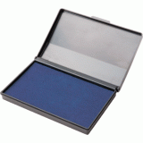 Подушка штемпельная  ATTOMEX, 90x50 мм, на водной основе, синяя (4117300)