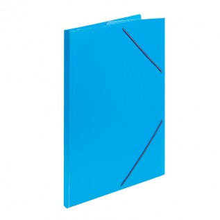 Папка с резинкой А4 inФОРМАТ, 33 мм, пластиковая, синяя (25) (NP6750B) (040799)
