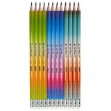 Карандаш чернографитный 2B ACMELIAE, с ластик., ассорти (ЦЕНА ЗА 12 ШТ) (P-6508 N1)