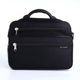 Сумка мужская RISE М-15, 35х15х26см, 2 отд на молнииях, черный (2260059)