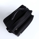 Сумка мужская RISE М-15, 35х15х26см, 2 отд на молнииях, черный (2260059)