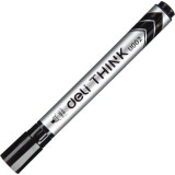 Маркер для белых досок DELI THINK, 2-5мм, скошенный, черный (EU00220) (1676000)