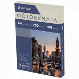 Фотобумага ALINGAR глянцевая А4, 230 г/м2, 100л., односторонняя (AL11089)