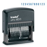 Нумератор TRODAT 13 - разрядный, оттиск 42*3,8 синий (48313) (235582)