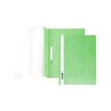 Папка-скоросшиватель А4 ХАТБЕР, зеленая 140/180 мкм, пластиковая  (AS4_00104) (039966)