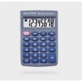 Калькулятор карманный SKAINER SK-110II, 8 разрядный., пластик, 58x87x12мм, серый (50/200) (SK-110II)