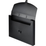 Папка-портфель пластиковая  А4 ATTACHE, 1 отд, черная (1547347)