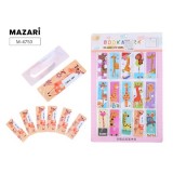 Набор закладок для книг MAZARI, пласт., 3,7х10,5 см, 6шт., 15 дизайнов (ЦЕНА ЗА 15 ШТ) (М-4753) Набор закладок для книг MAZARI, пласт., 3,7х10,5 см, 6шт., 15 дизайнов (ЦЕНА ЗА 15 ШТ) (М-4753)
