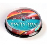 Диск VS DVD-RW 4.7 GB 4xCB/25 (цена за 10шт) (14 000 096)