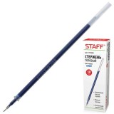 Стержень гелевый STAFF, 135 мм, узел 0,5 мм, линия 0,35 мм, синий (ЦЕНА ЗА 50 ШТ) (170228)