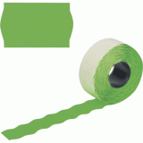 Этикет-лента deVENTE, 22х12, 800шт/рул, зеленая, волна (2061703)