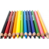 Карандаши цветные MARCO Grip-Rite JUMBO 12цв., треугольные, с точилкой (12/72) (9400-12CB)