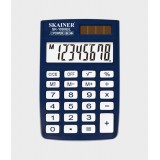 Калькулятор карманный SKAINER SK-108XBL, 8 разрядный., пластик, 58 x88 x10 мм, синий (SK-108XBL)