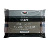 Пластилин скульптурный ГАММА, серый, мягкий, 500 г (2.80.Е050.004.2)