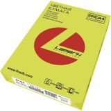 Бумага цветная LAMARK, А4, 500л., 75г/м, желтый неон (FP-04) (014_0000037)