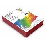 Бумага цветная MASTER COLOR, А4, 500л., 80г/м, красный интенсив (07249) (014_40060)
