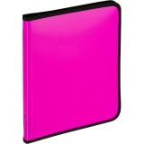 Папка-конверт на молнии с 3-х сторон Attache Neon A4 розовый (1547506)