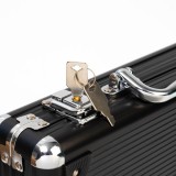 Покер в черном кейсе, 200 фишек, 5 кубиков, 2 колоды карт, с номиналом, 41x35 см (9225150)