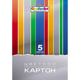 Набор цветного картона А4 ХАТБЕР 