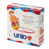 Пластик PLA-6 UNID, для 3Д ручки, 6 цветов по 10 метров (1396089)