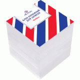 Блок бумажный для записей ATTOMEX 90х90х90 мм, белый,непроклеен.белизна 70% (2012644) (12)