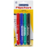 Набор маркеров для флипчартов CENTROPEN FLIPCHART 4 шт 2,5 мм ассорти круглый (8550/04)