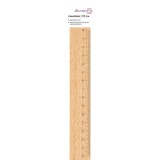 Линейка деревянная ATTOMEX 15 см, в пластиковом пакете (5091800)
