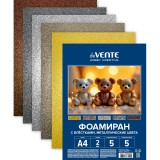 Фоамиран цветной с блестками A4 deVENTE 