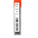 Стержни для механического карандаша KOH-I-NOOR 0,9мм H  (12 шт) (4172 H) 