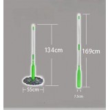 Швабра для полов веревочная с отжимом, насадка микрофибра (1623796420) Швабра для полов веревочная с отжимом, насадка микрофибра (1623796420)