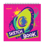 Скетчбук-блокнот 190х190мм. 60л. 