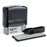 Штамп самонаборный TRODAT IDEAL 4913 P2, 5строк, 58х22мм, касса в компл. синий (4913P2) (237442)