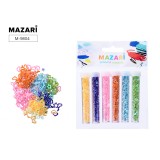 Набор конфетти MAZARI 6 цветов х 2.5 г, в пластиковых тубах (М-9804)