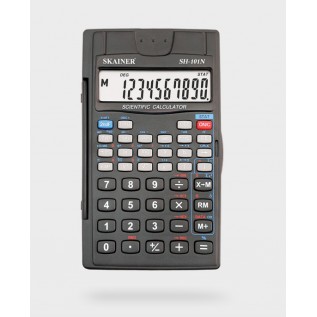 Калькулятор научный SKAINER SH-101N, 10 разрядный, пластик, 56 функций, 72x120x12мм, черный (50/100)