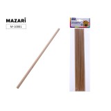 Палочки MAZARI деревянные круглые 30 см, диаметр 1 см, 5 шт, ОПП-уп (M-10001) (12/144)