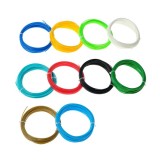 Пластик ABS-10 LuazON, для 3Д ручки, 10 цветов по 10 метров (3819072)