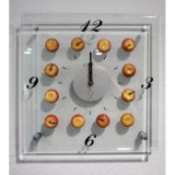 Часы настенные кварцевые ФЕНИКС-ПРЕЗЕНТ, с циферблатом из стекла, без элемента питания (300*300*44) 