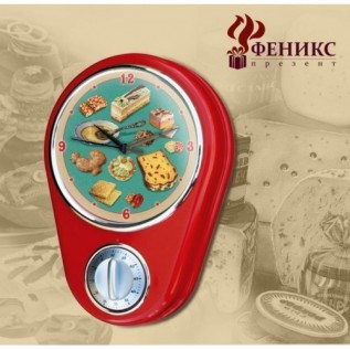 Кухонные настенные часы ФЕНИКС-ПРЕЗЕНТ 