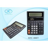 Калькулятор настольный BASIR 12-разрядный, 190х147мм, двойное пит. в индивид. упак (SDC-888T)